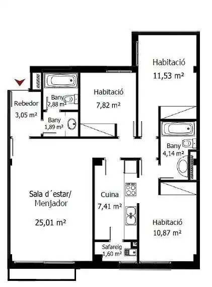 Flat with lift for sale in Sant Julià, imagen 11