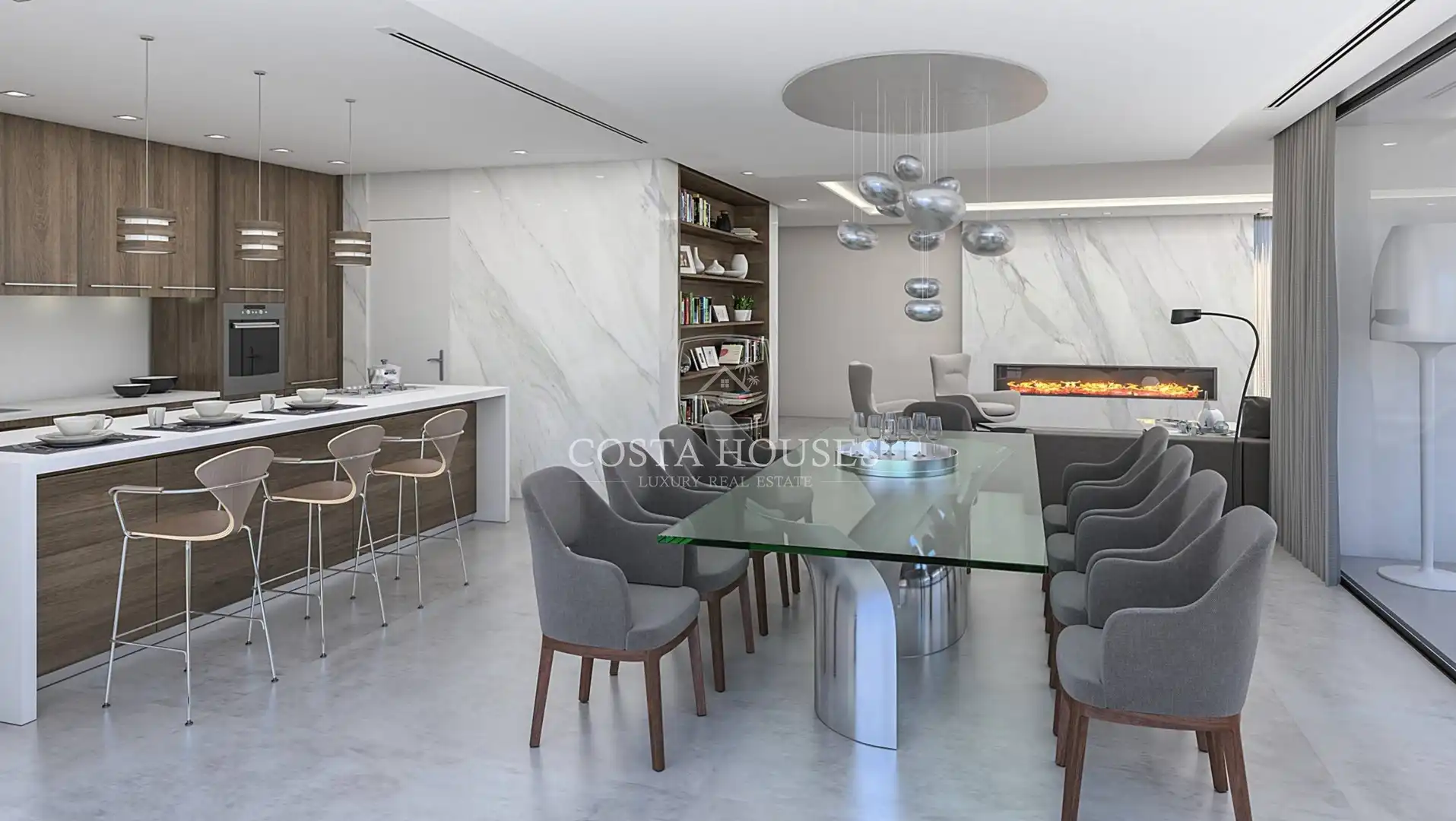 Dining room of Houses for sale in Dénia  with Air Conditioner, Private garden and Terrace