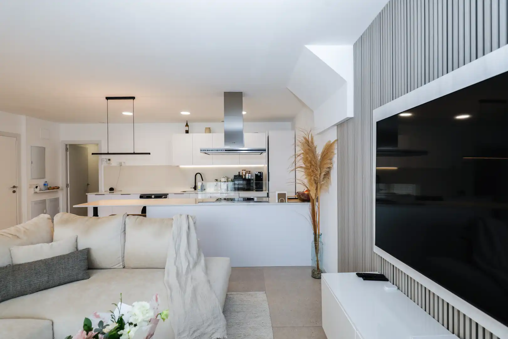 Sala de estar de Piso en venta en Granollers con Aire acondicionado, Jardín privado y Terraza