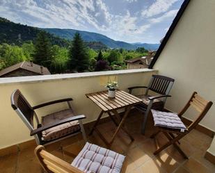 Terrasse von Wohnung miete in Aínsa-Sobrarbe mit Klimaanlage, Heizung und Terrasse