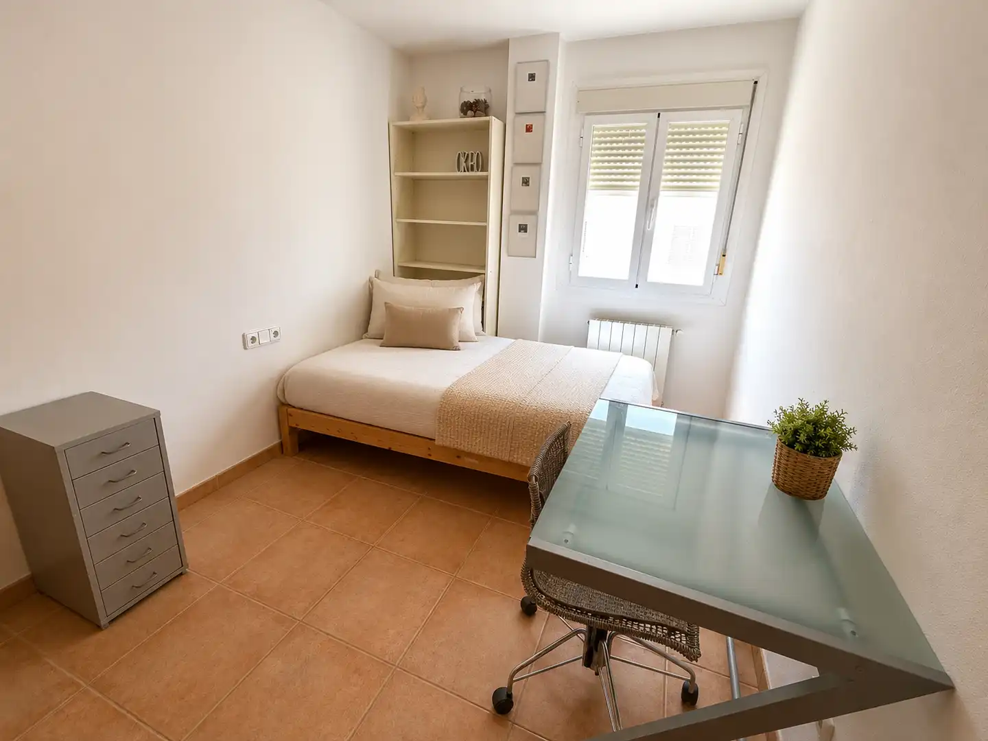 Schlafzimmer von Wohnungen zum Verkauf in Santa Eulària des Riu mit Klimaanlage, Heizung und Terrasse