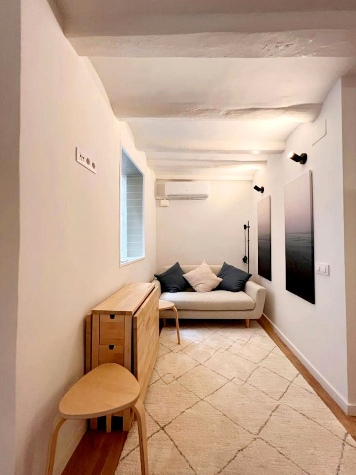 Bedroom of Flat to rent in  Barcelona Capital  with Air Conditioner, Heating and Furnished