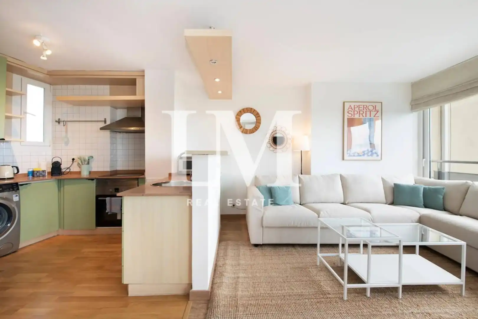Sala de estar de Apartamento de alquiler en Gavà con Aire acondicionado, Terraza y Amueblado