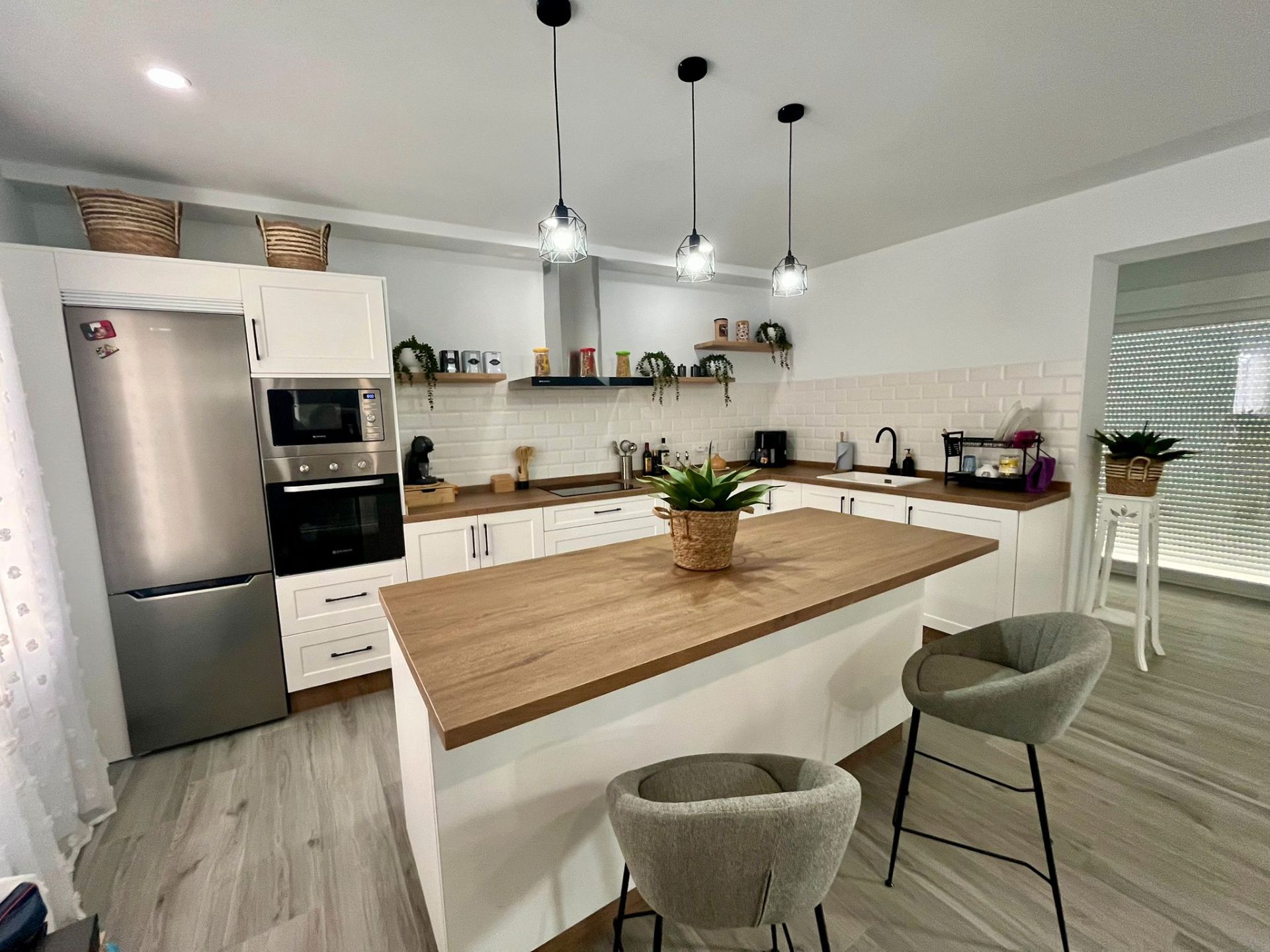 Kitchen of Single-family semi-detached for sale in Mollina  with Terrace, Storage room and Furnished