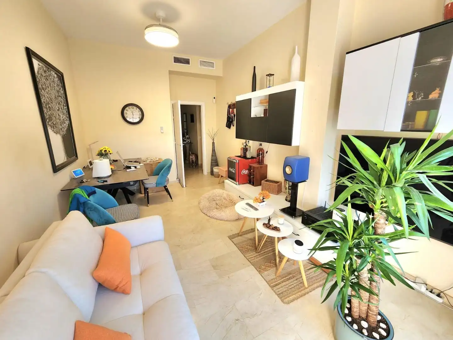 Sala de estar de Planta baja en venta en Roquetas de Mar con Terraza