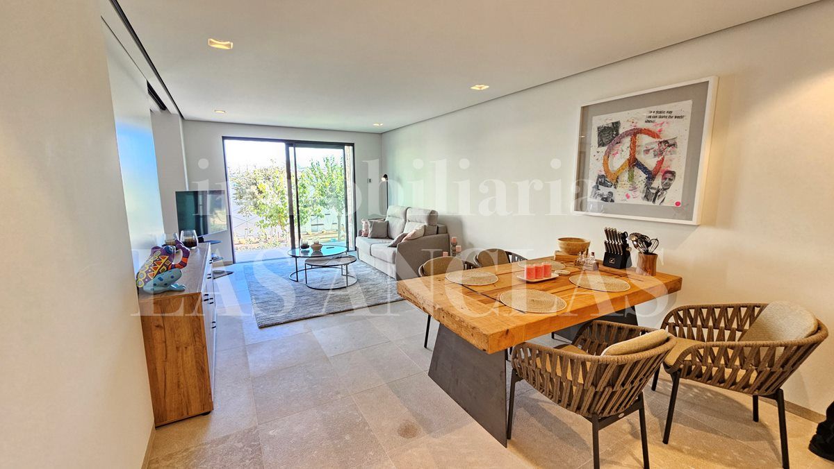 Sala d'estar de Pis en venda en Sant Josep de sa Talaia amb Calefacció, Terrassa i Sauna