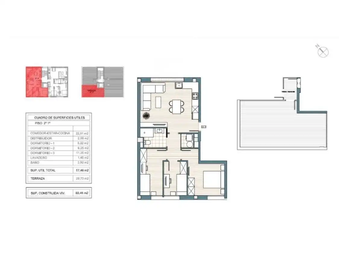 Wohnung zum Verkauf in Sabadell mit Klimaanlage, Terrasse und Abstellraum