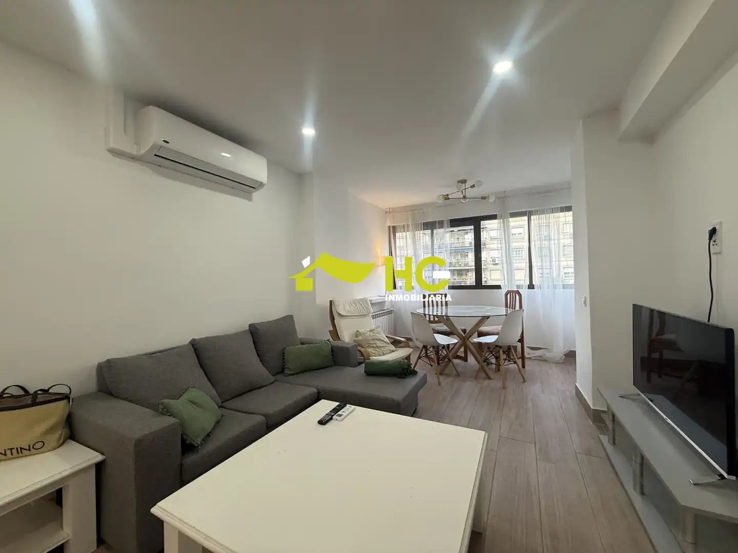 Sala de estar de Piso de alquiler en Alcorcón con Aire acondicionado, Calefacción y Amueblado