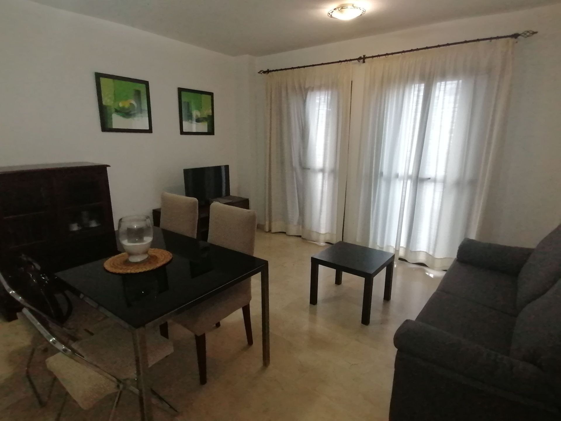 Living room of Flat to rent in Algeciras  with Furnished