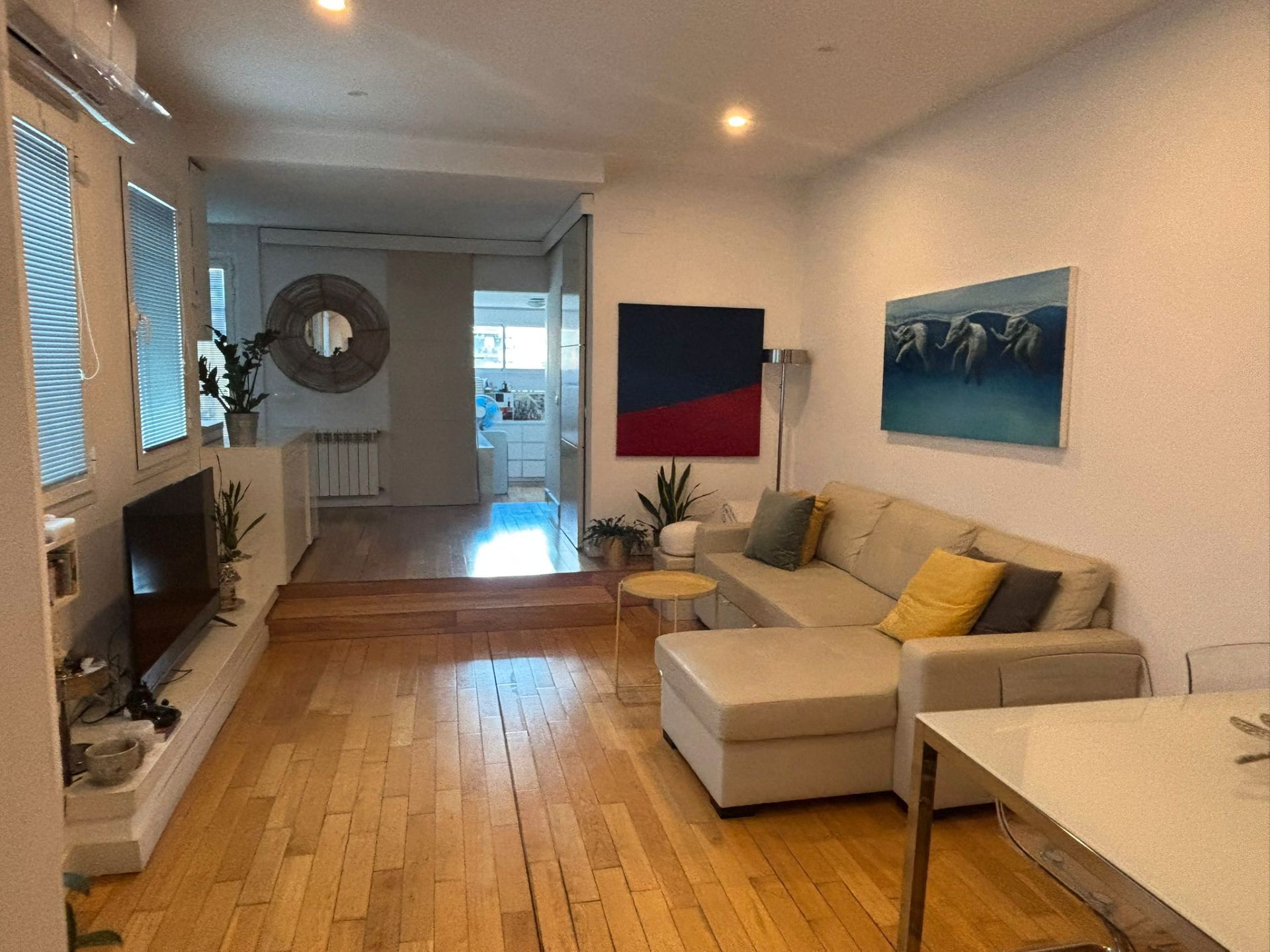 Living room of Attic for rent in  Madrid Capital  with Air Conditioner and Heating