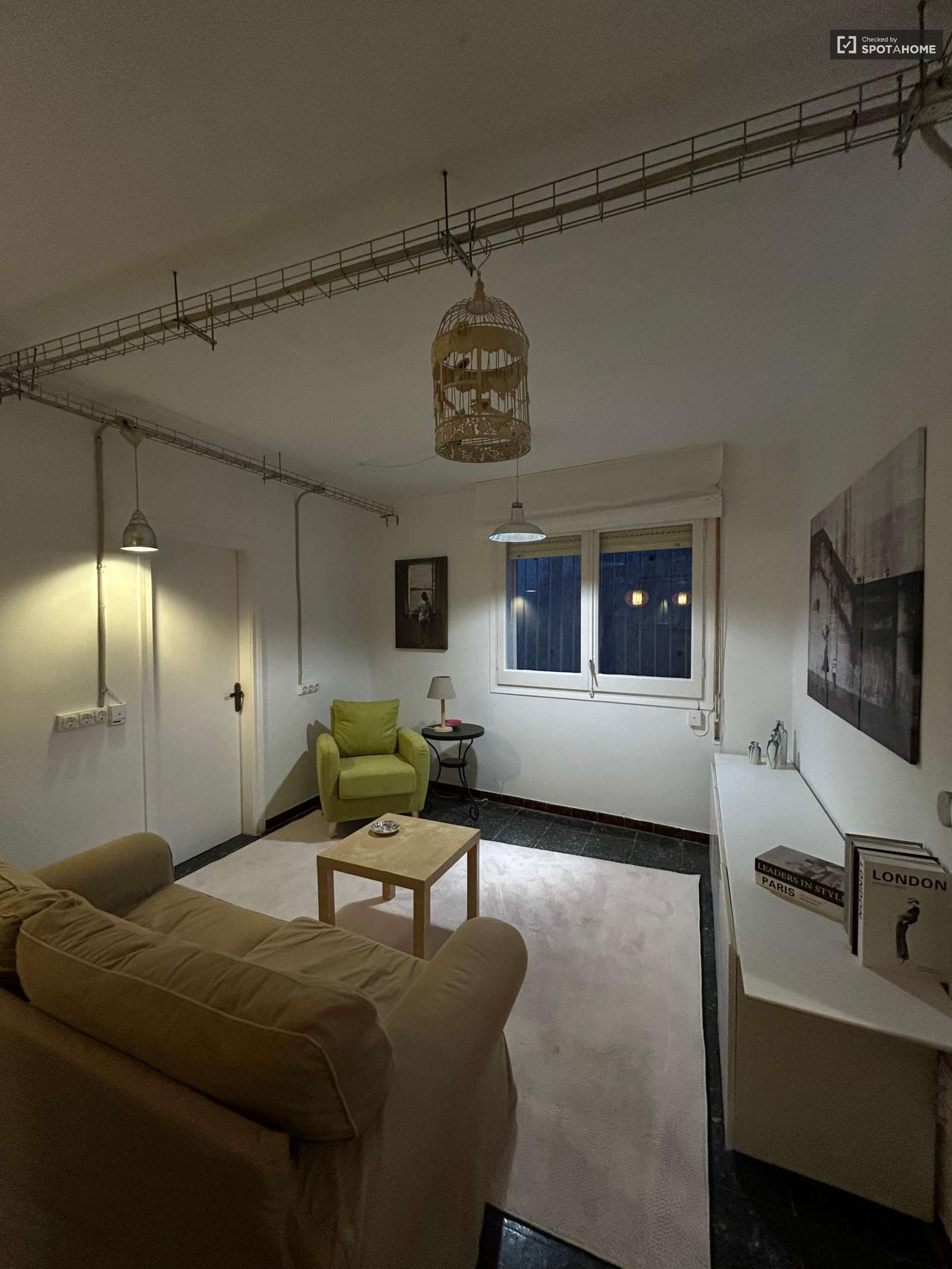 Living room of Apartment for share in Caldes d'Estrac  with Air Conditioner, Terrace and Furnished