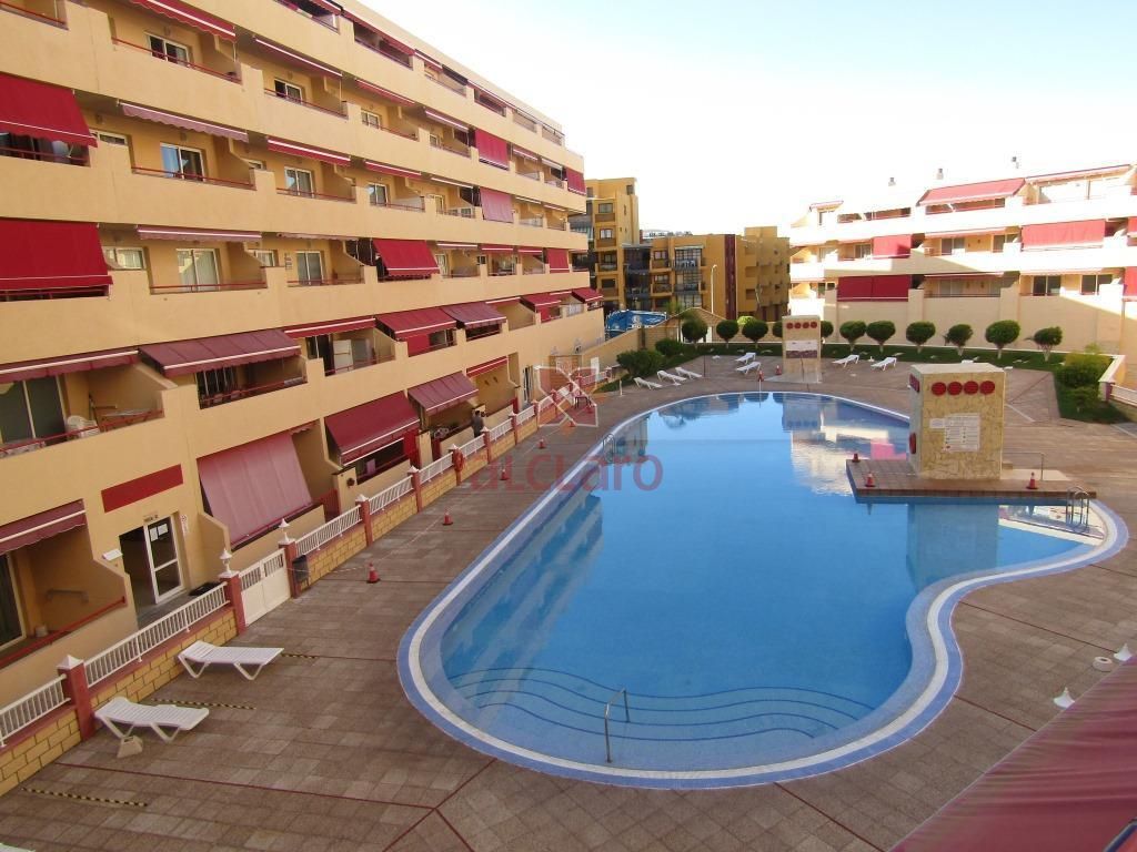 Swimming pool of Apartment for sale in Santiago del Teide  with Air Conditioner, Furnished and Balcony