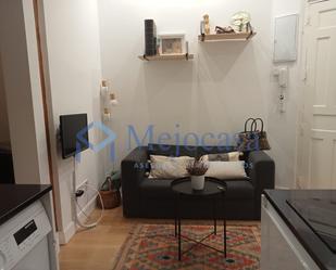 Living room of Study for sale in  Madrid Capital  with Air Conditioner, Parquet flooring and Furnished