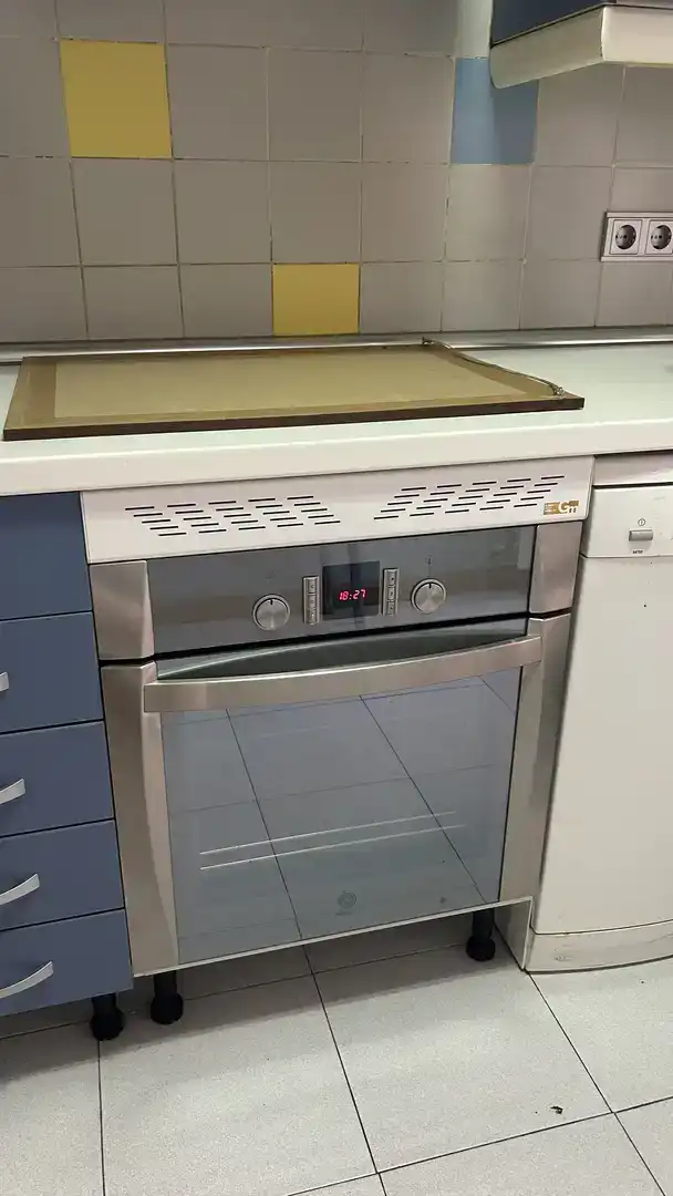 Cocina de Piso para compartir en Madrid con Aire acondicionado, Amueblado y Balcón