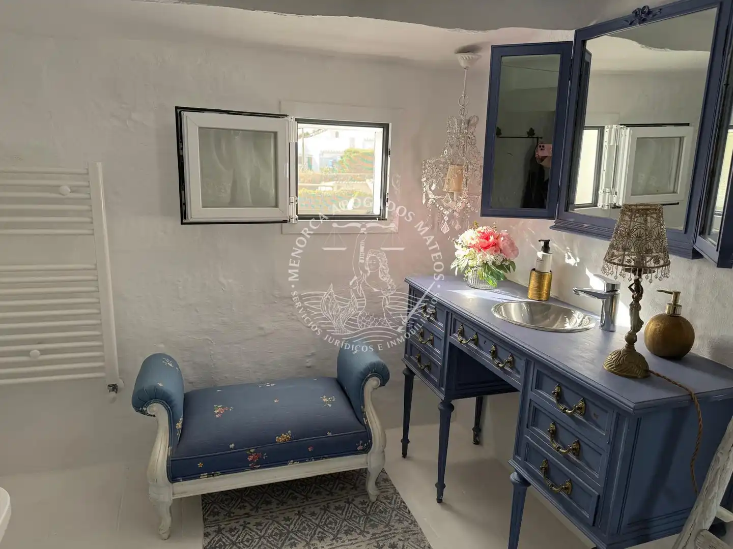 Baño de Finca rústica en venta en Maó - Mahón con Aire acondicionado, Jardín privado y Terraza