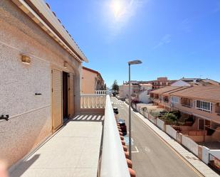 Exterior view of Flat for sale in Pilar de la Horadada  with Air Conditioner, Private garden and Terrace