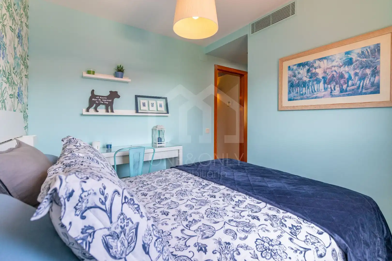 Schlafzimmer von Haus oder Chalet zur Miete in Mont-roig del Camp mit Klimaanlage, Heizung und Privatgarten