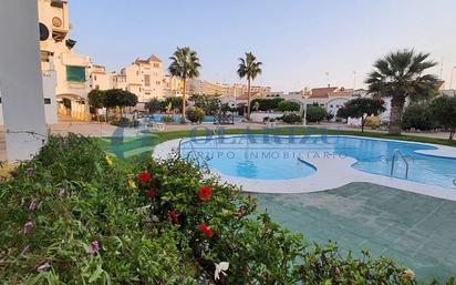 Garden of Attic for sale in Roquetas de Mar  with Swimming Pool