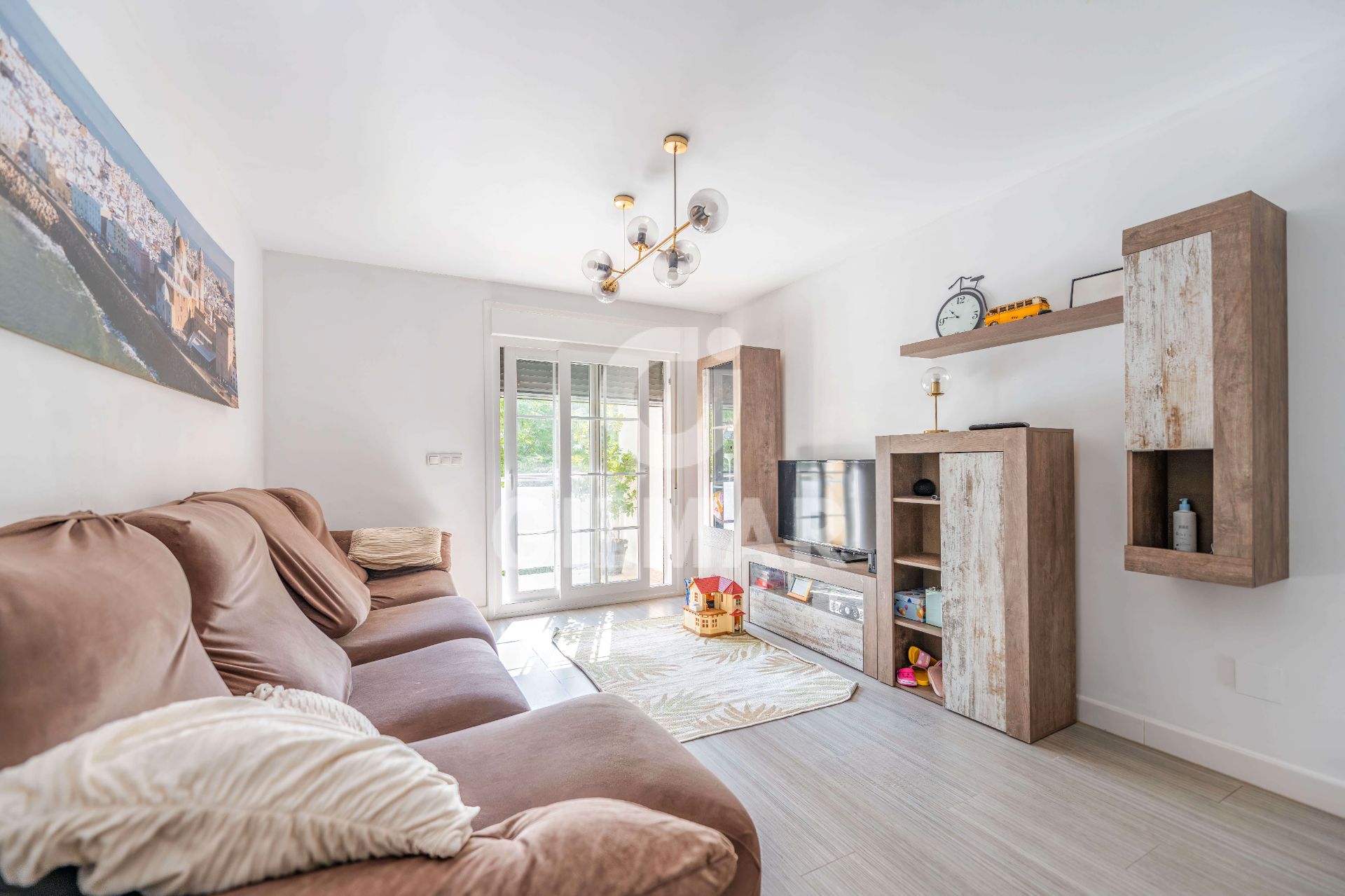 Living room of Flat for sale in  Cádiz Capital  with Air Conditioner, Heating and Terrace