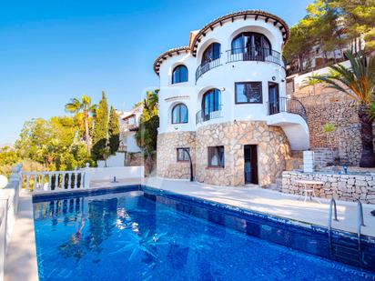 Vista exterior de Casa o xalet en venda en Moraira amb Aire condicionat, Calefacció i Jardí privat