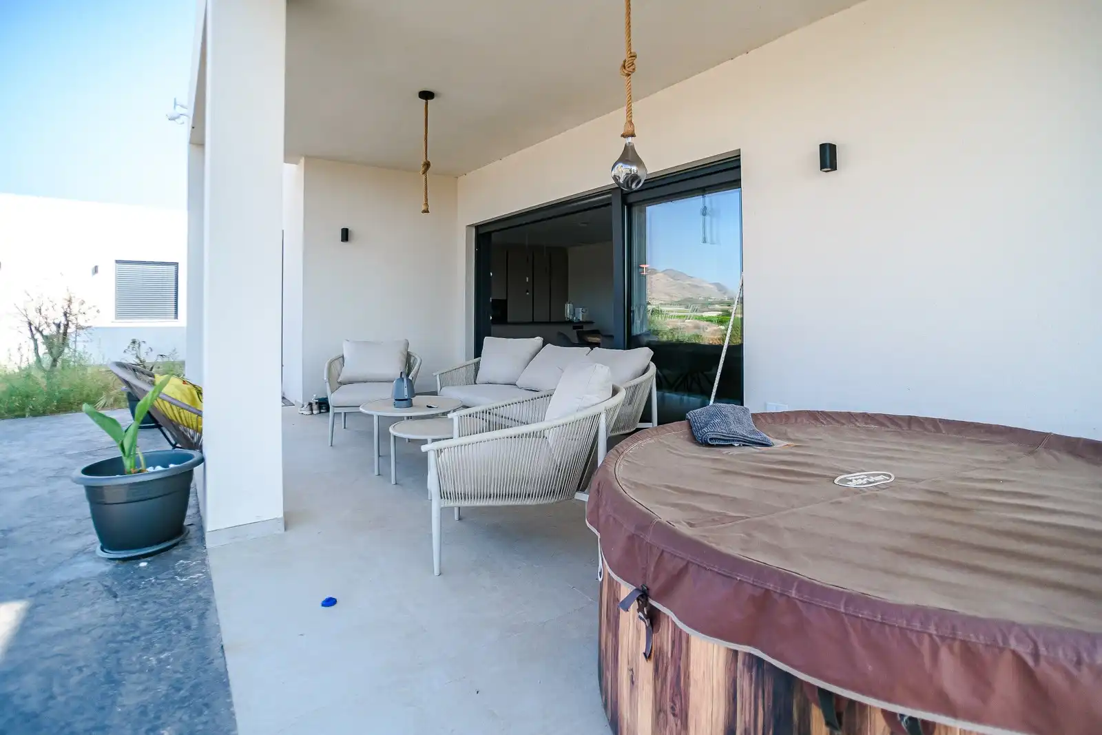 Terraza de Casa o chalet en venta en Aspe con Aire acondicionado, Calefacción y Jardín privado
