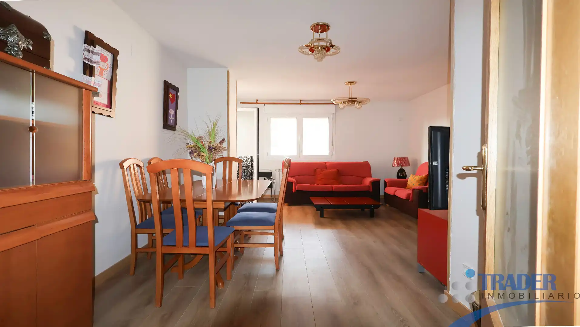 Sala de estar de Piso en venta en Camarena con Jardín privado, Terraza y Trastero