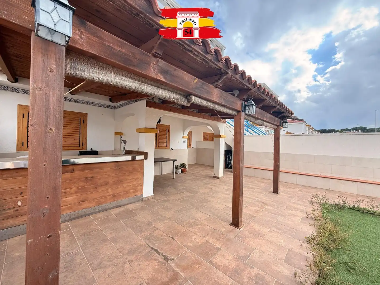 Terraza de Planta baja en venta en Pilar de la Horadada con Aire acondicionado, Jardín privado y Trastero