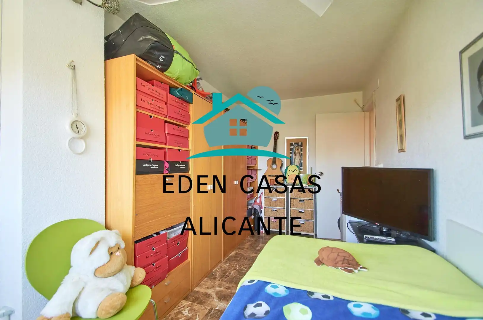 Schlafzimmer von Wohnungen zum Verkauf in Alicante / Alacant mit Klimaanlage, Heizung und Privatgarten