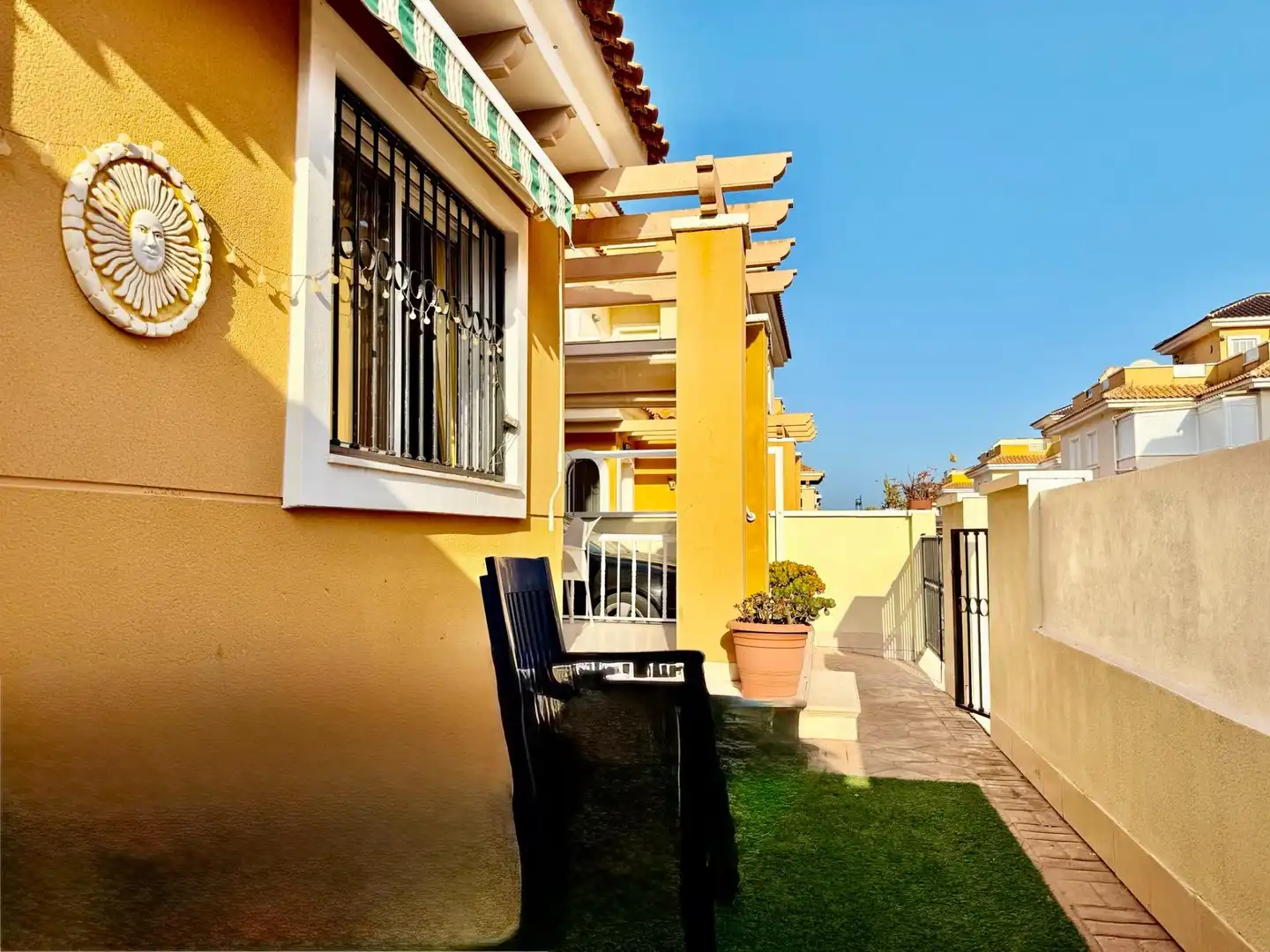 Terrace of Detached homes for sale in Pilar de la Horadada  with Air Conditioner, Private garden and Terrace