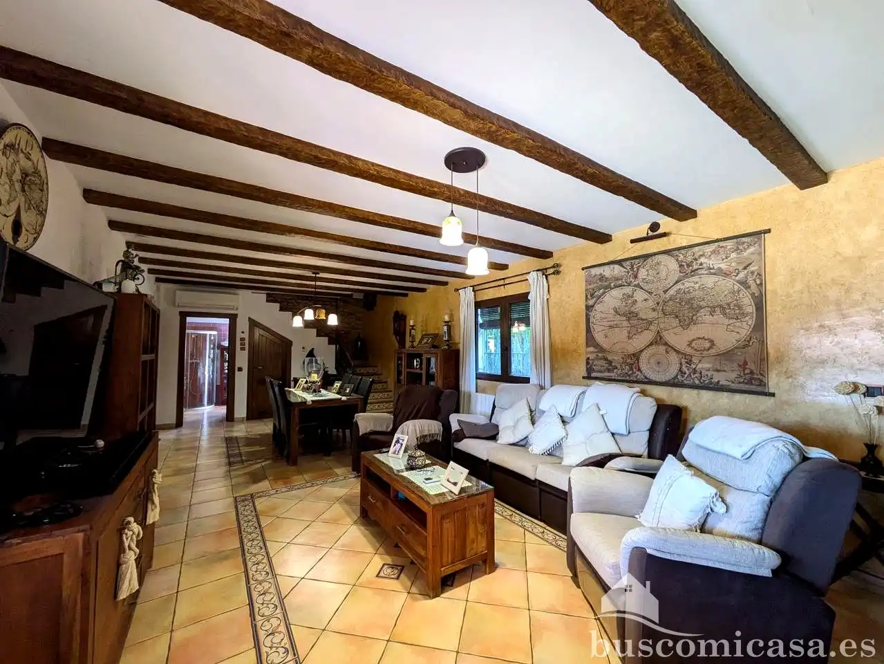 Sala de estar de Finca rústica en venta en Linares con Aire acondicionado, Calefacción y Jardín privado