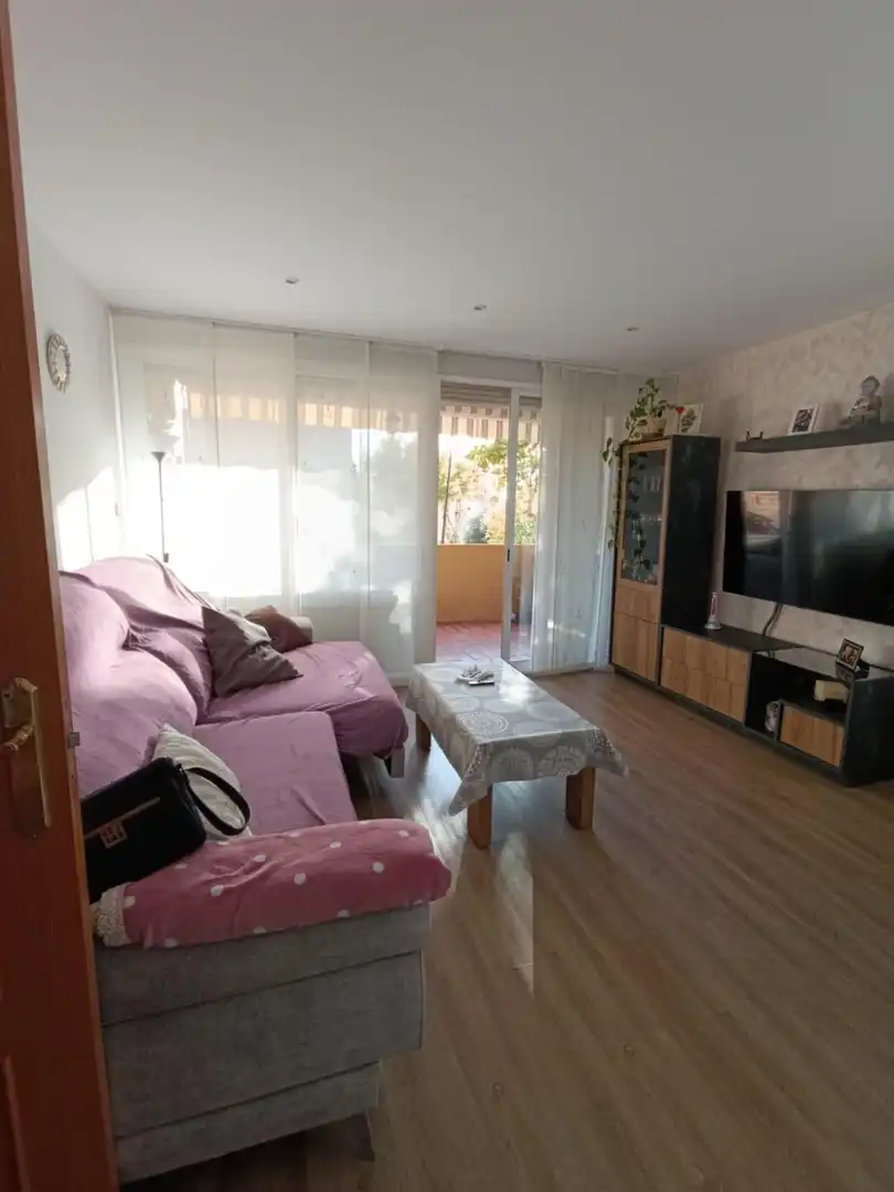 Wohnzimmer von Wohnung zur Miete in Parets del Vallès mit Heizung, Parkett und Terrasse