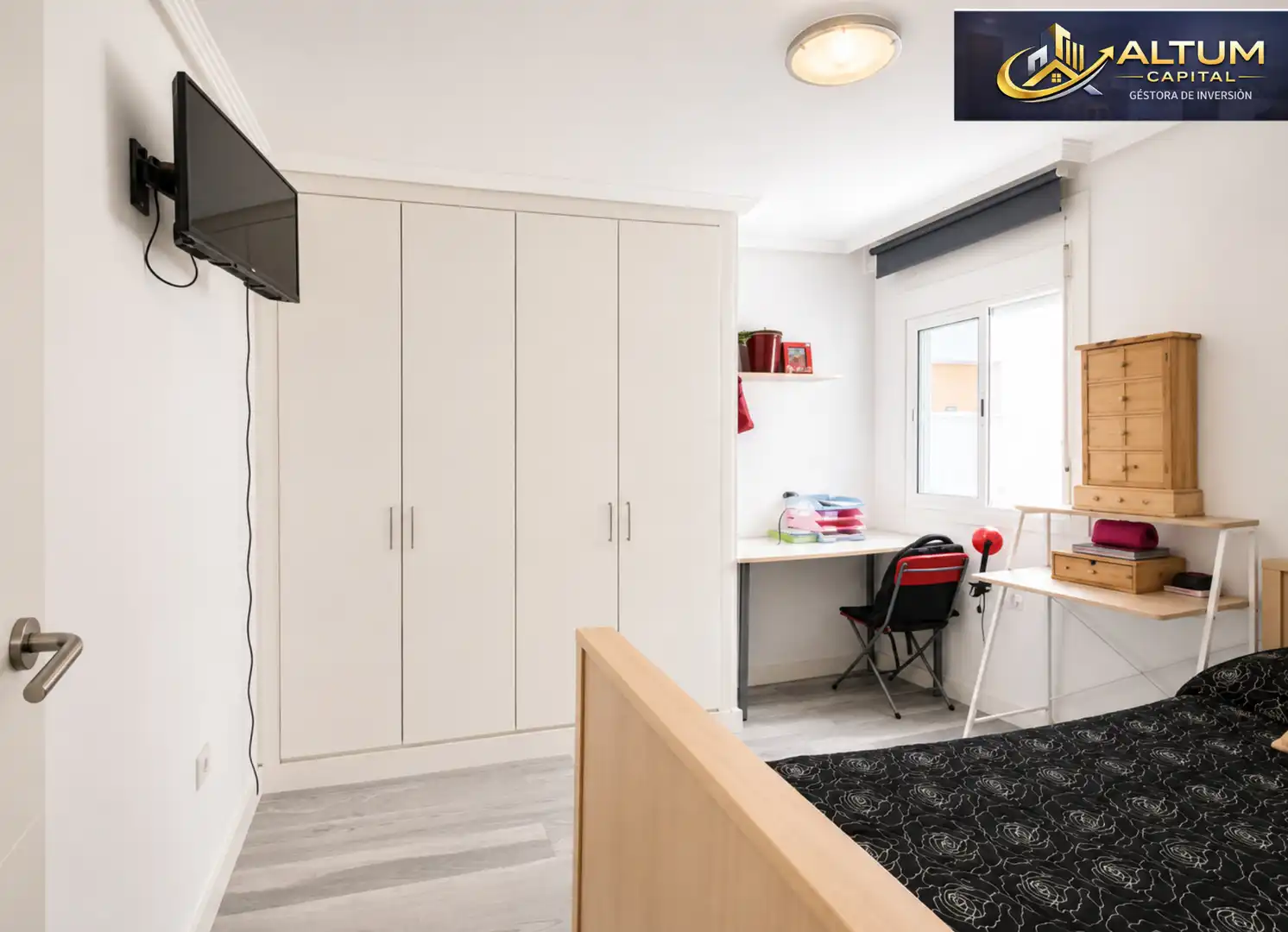 Bedroom of Flat for sale in Arona  with Furnished, Oven and Washing machine