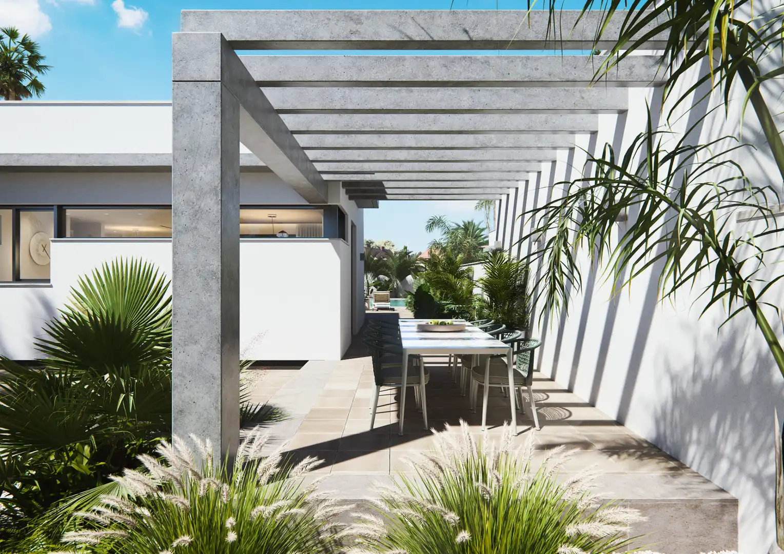 Terrassa de Casa o xalet en venda en San Javier amb Aire condicionat, Calefacció i Jardí privat
