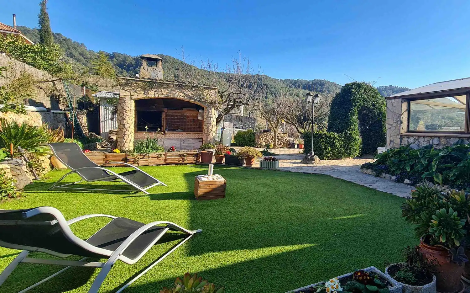Jardín de Casa o chalet en venta en Vallirana con Aire acondicionado y Calefacción