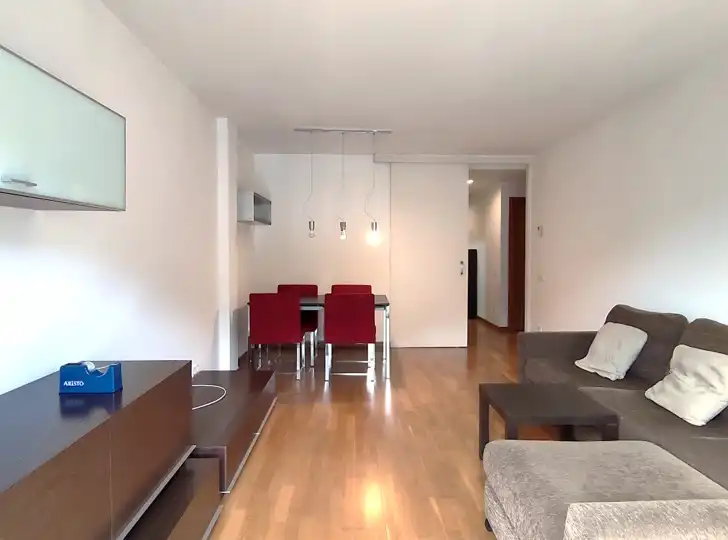 Sala de estar de Piso de alquiler en Montgat con Calefacción, Parquet y Terraza