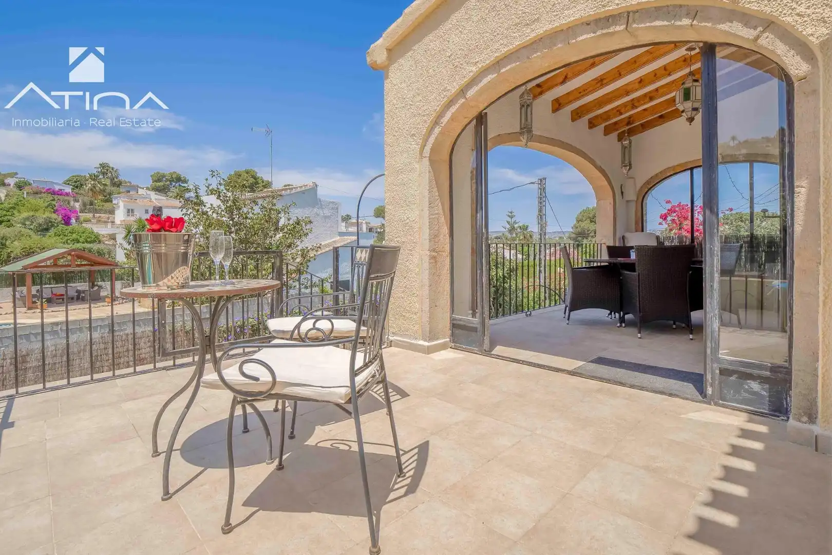 Terrace of Houses for sale in Jávea / Xàbia  with Air Conditioner, Private garden and Terrace