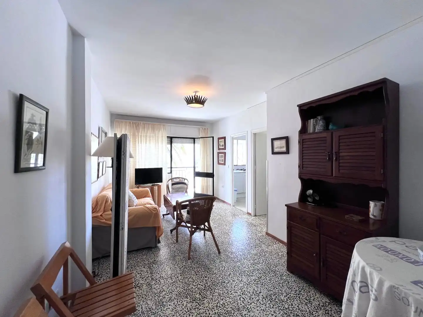 Sala d'estar de Apartament en venda en La Antilla amb Terrassa i Moblat