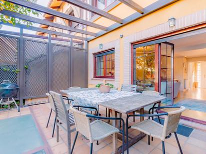 Terrasse von Einfamilien-Reihenhaus zum verkauf in Boadilla del Monte mit Klimaanlage und Terrasse