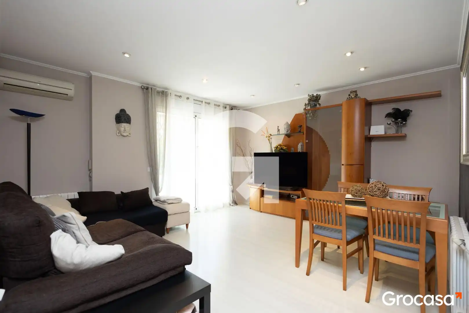 Sala de estar de Piso en venta en Badalona con Aire acondicionado, Calefacción y Horno