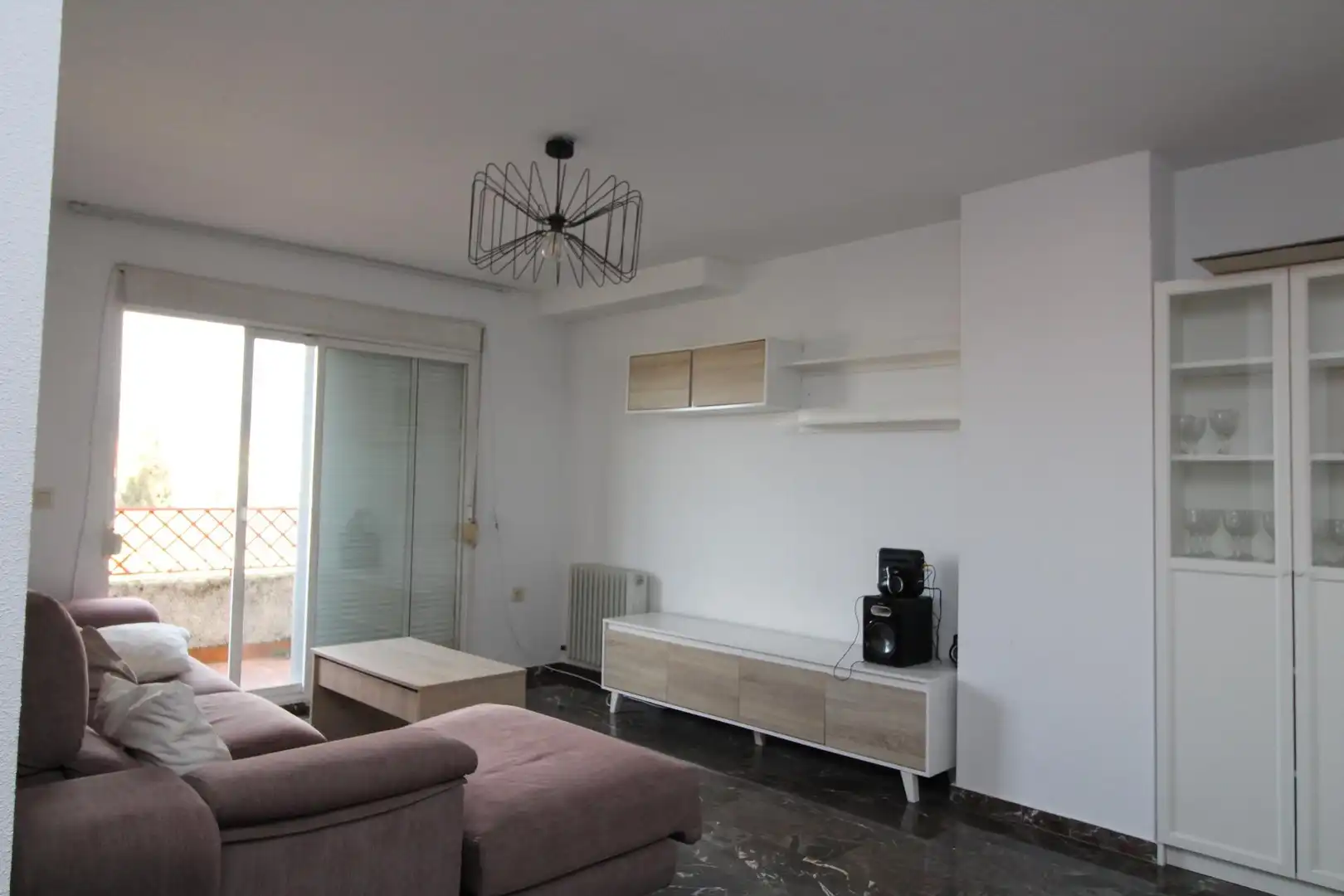 Sala de estar de Piso de alquiler en Granada con Aire acondicionado, Calefacción y Terraza
