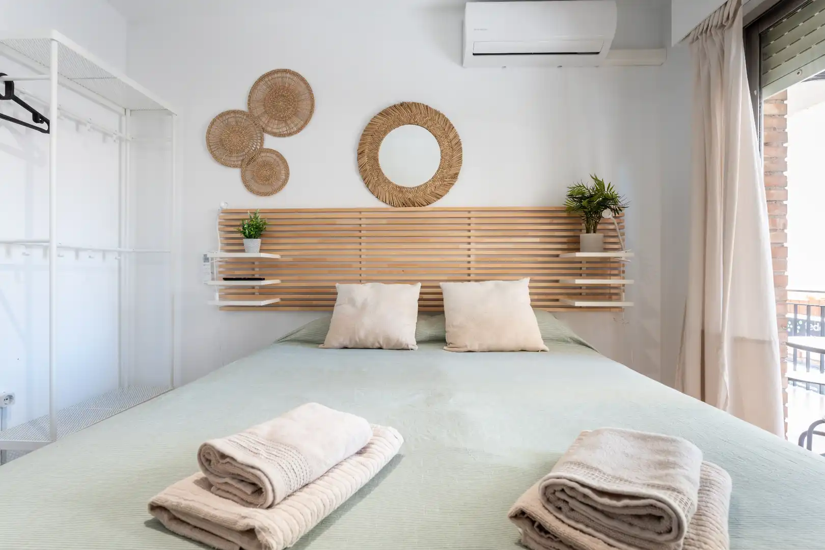 Schlafzimmer von Wohnung zum Verkauf in Málaga mit Klimaanlage, Heizung und Terrasse