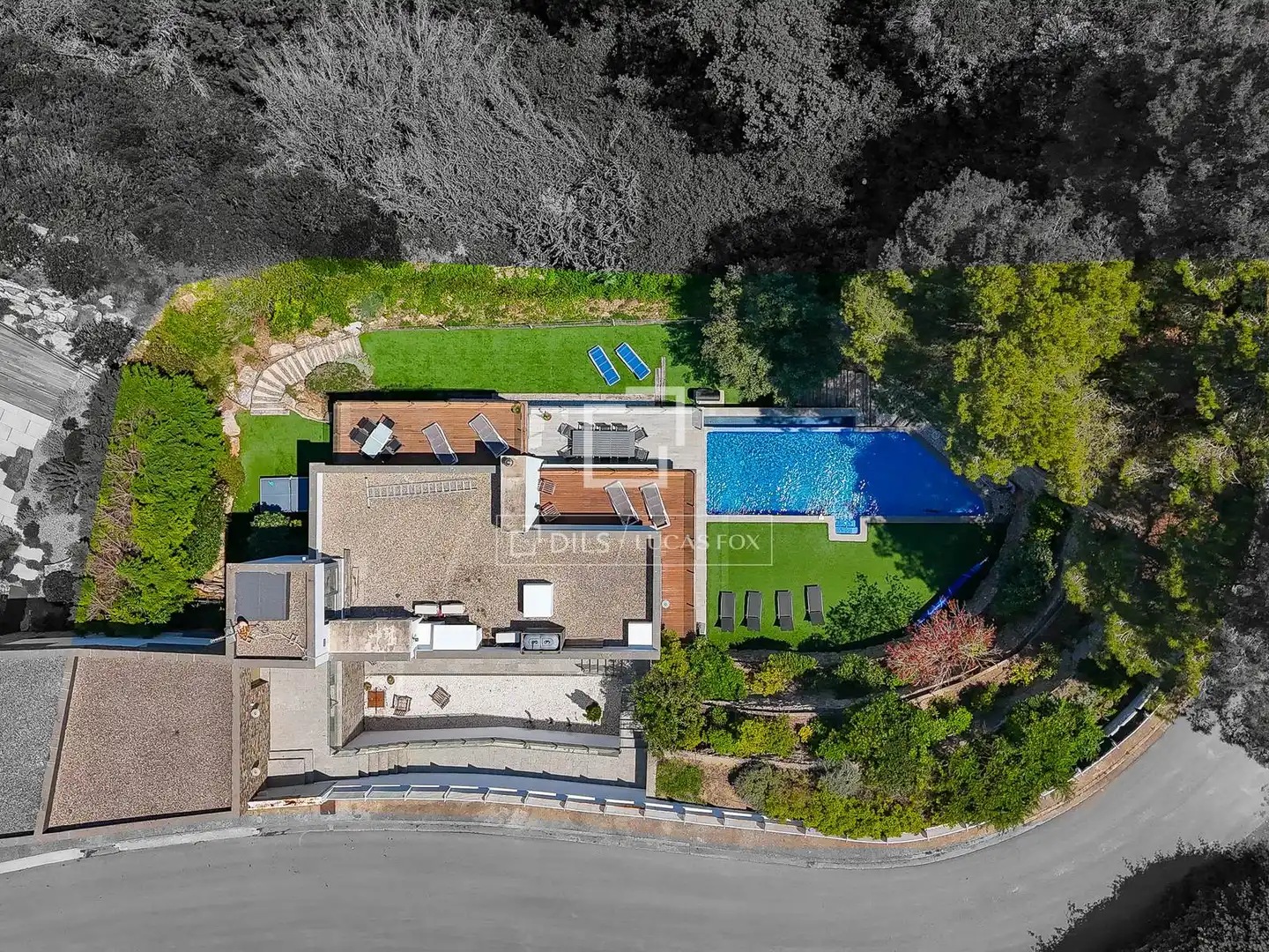 Außenansicht von Haus oder Chalet zum Verkauf in Begur mit Klimaanlage, Heizung und Privatgarten