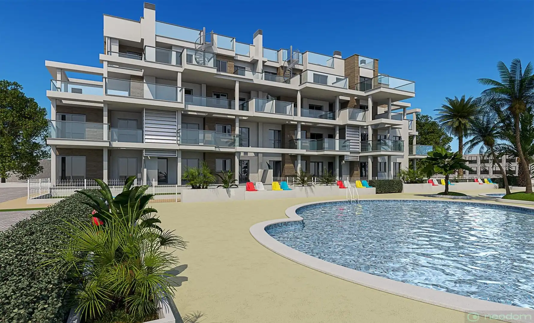 Piscina de Pis en venda en Dénia amb Terrassa