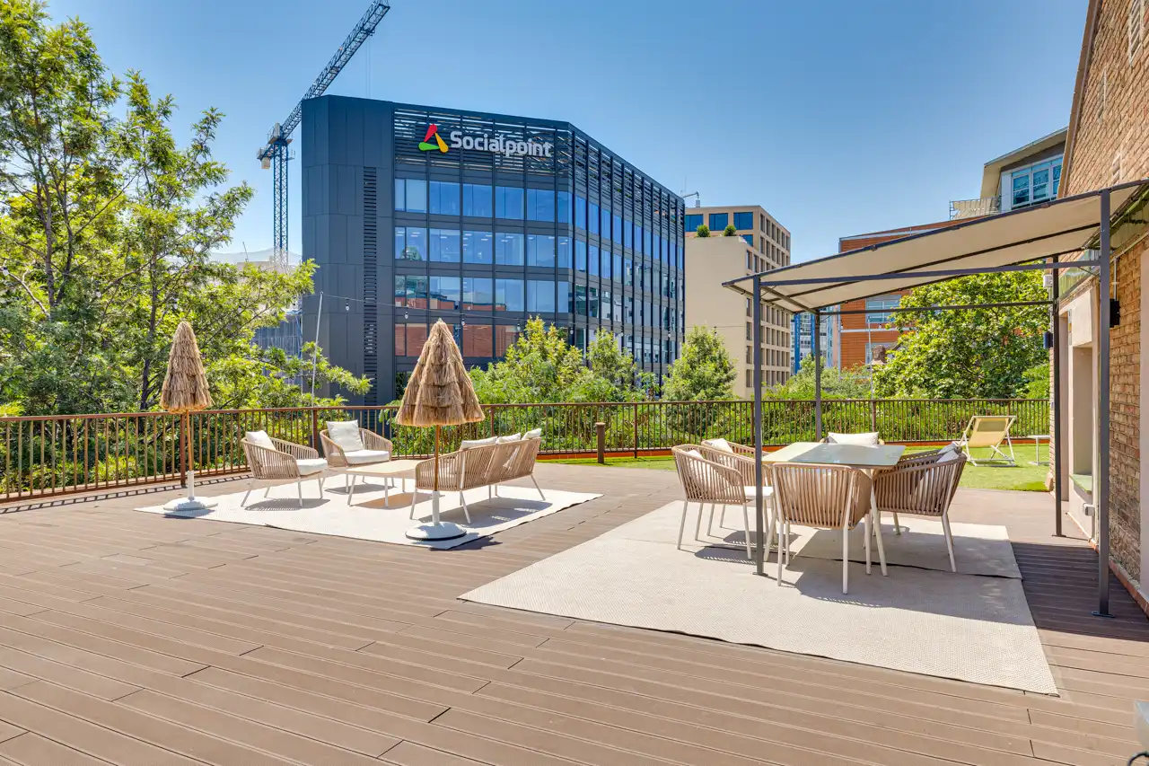 Terrasse von Büro zur Miete in Barcelona mit Klimaanlage, Heizung und Terrasse