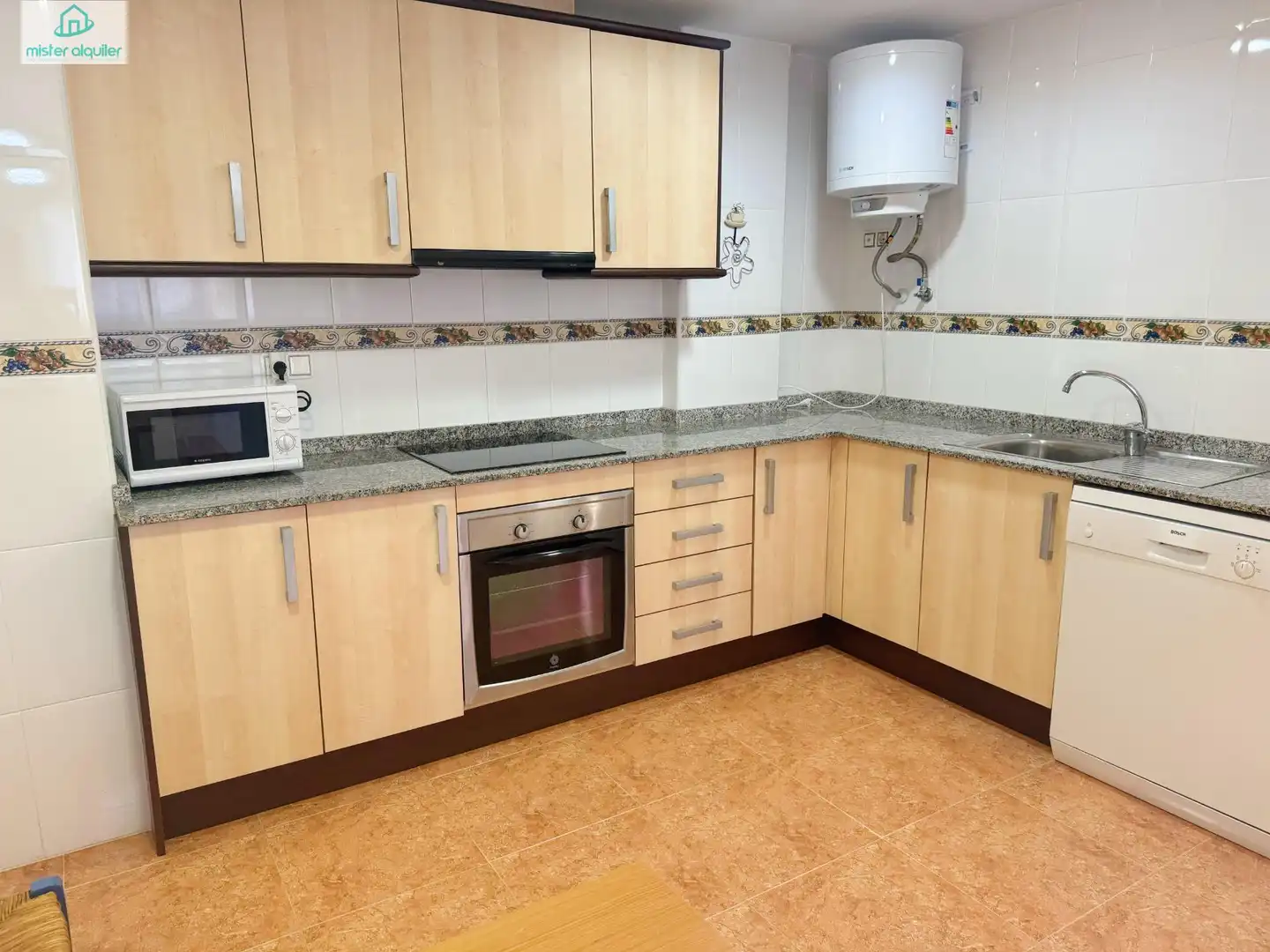 Kitchen of Apartments for rent in El Campello  with Air Conditioner, Heating and Private garden