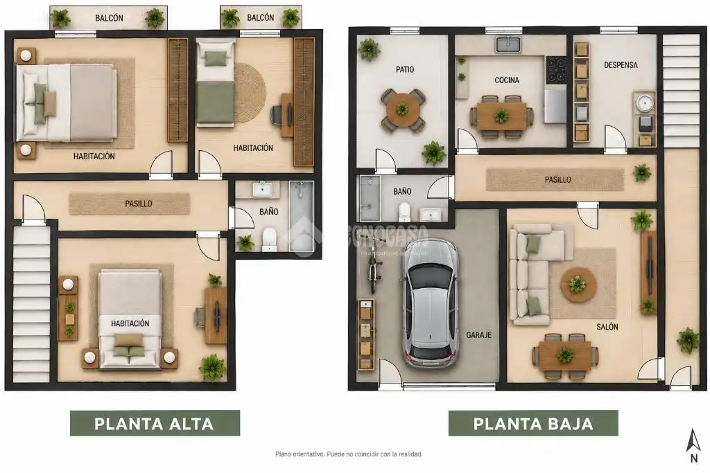 Einfamilien-Reihenhaus zum Verkauf in Arboleas mit Balkon