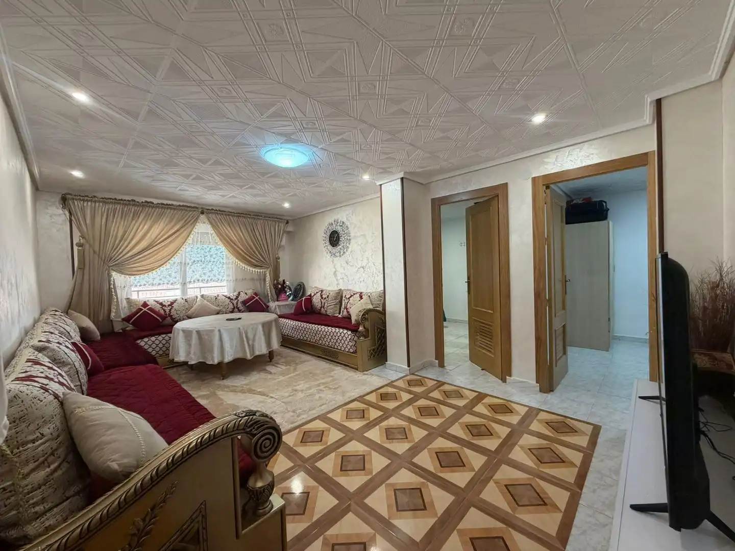 Sala de estar de Apartamento en venta en Almoradí con Terraza, Amueblado y Balcón