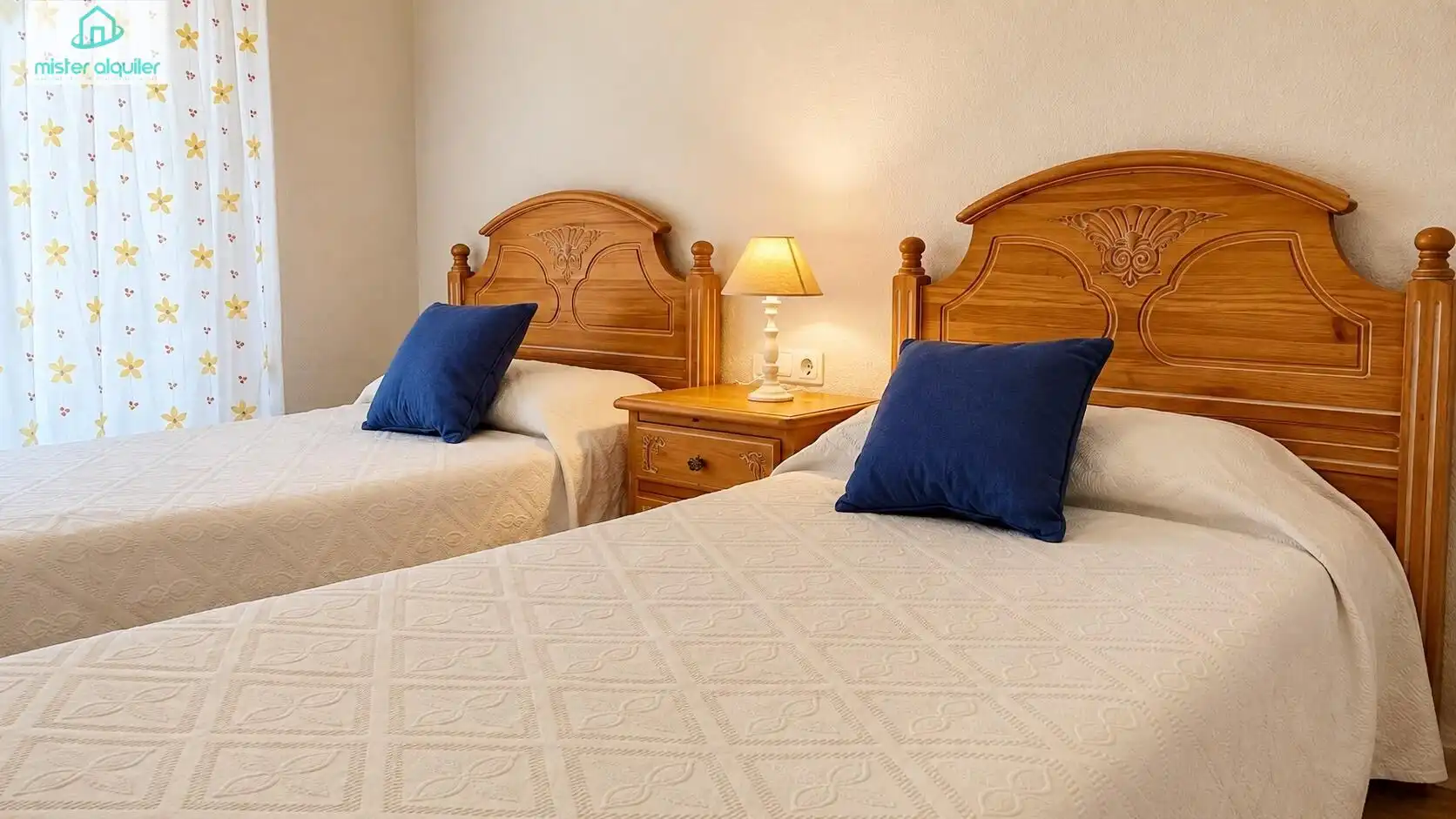 Schlafzimmer von Wohnungen zur Miete in El Campello mit Klimaanlage, Heizung und Terrasse