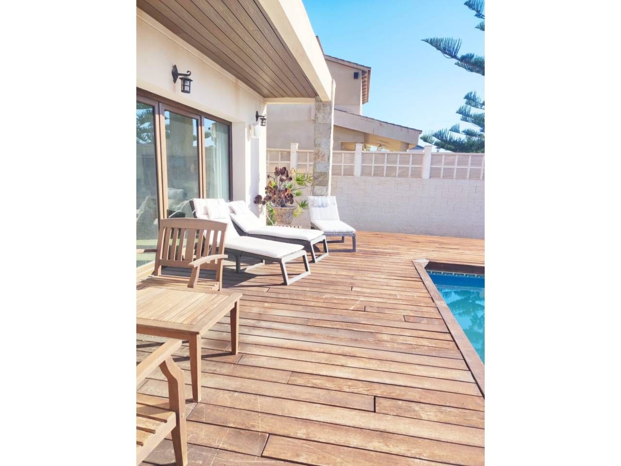 Terrassa de Casa o xalet en venda en El Ejido amb Terrassa i Piscina