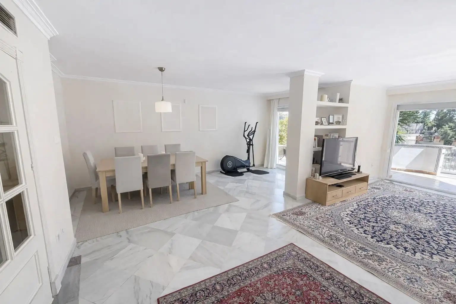 Dining room of Apartments for sale in Mijas  with Private garden, Alarm and Community pool